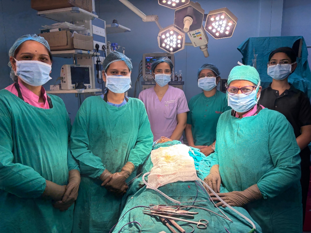 Multidisciplinary Surgical Team in Operating Theater